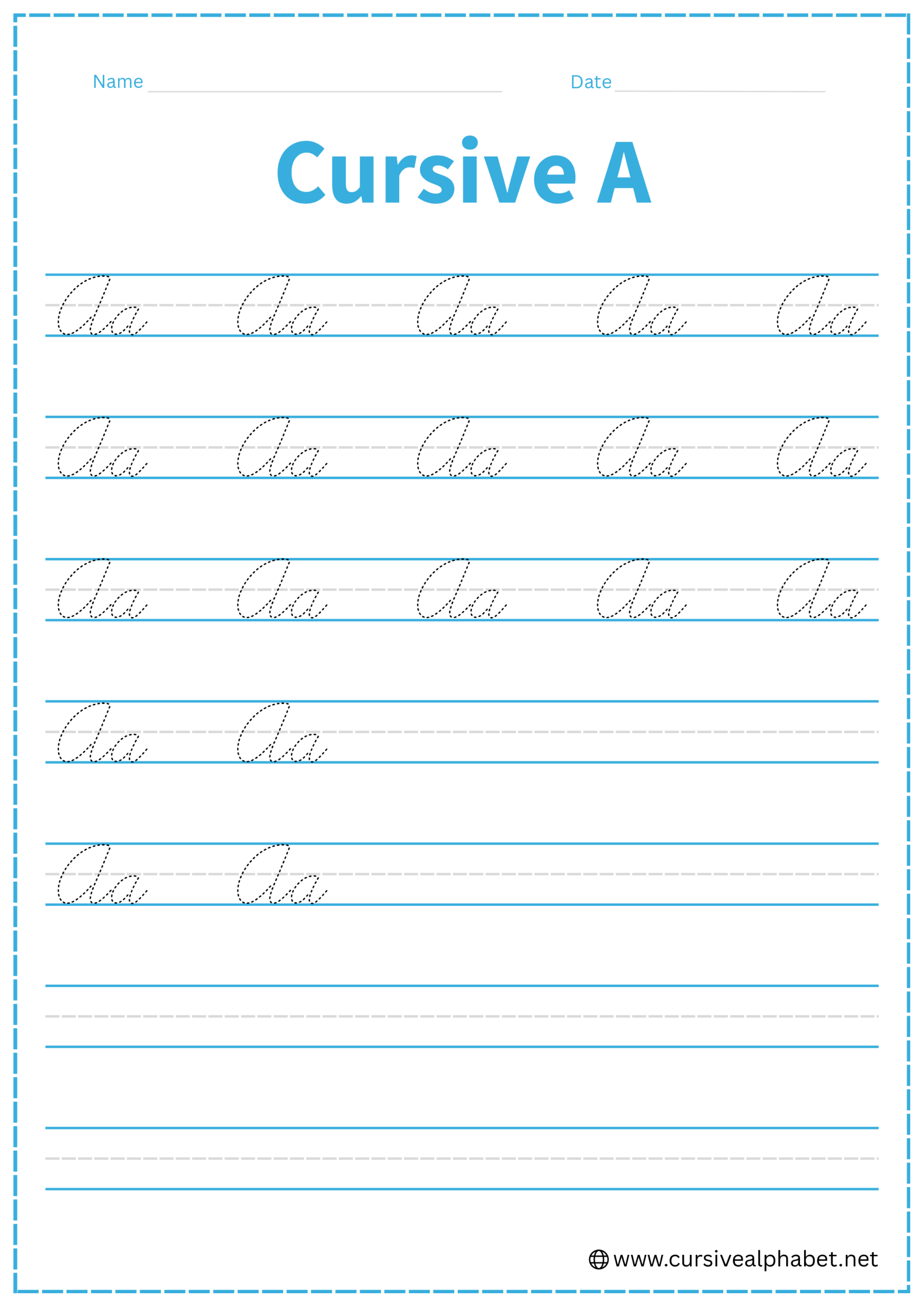 Cursive A