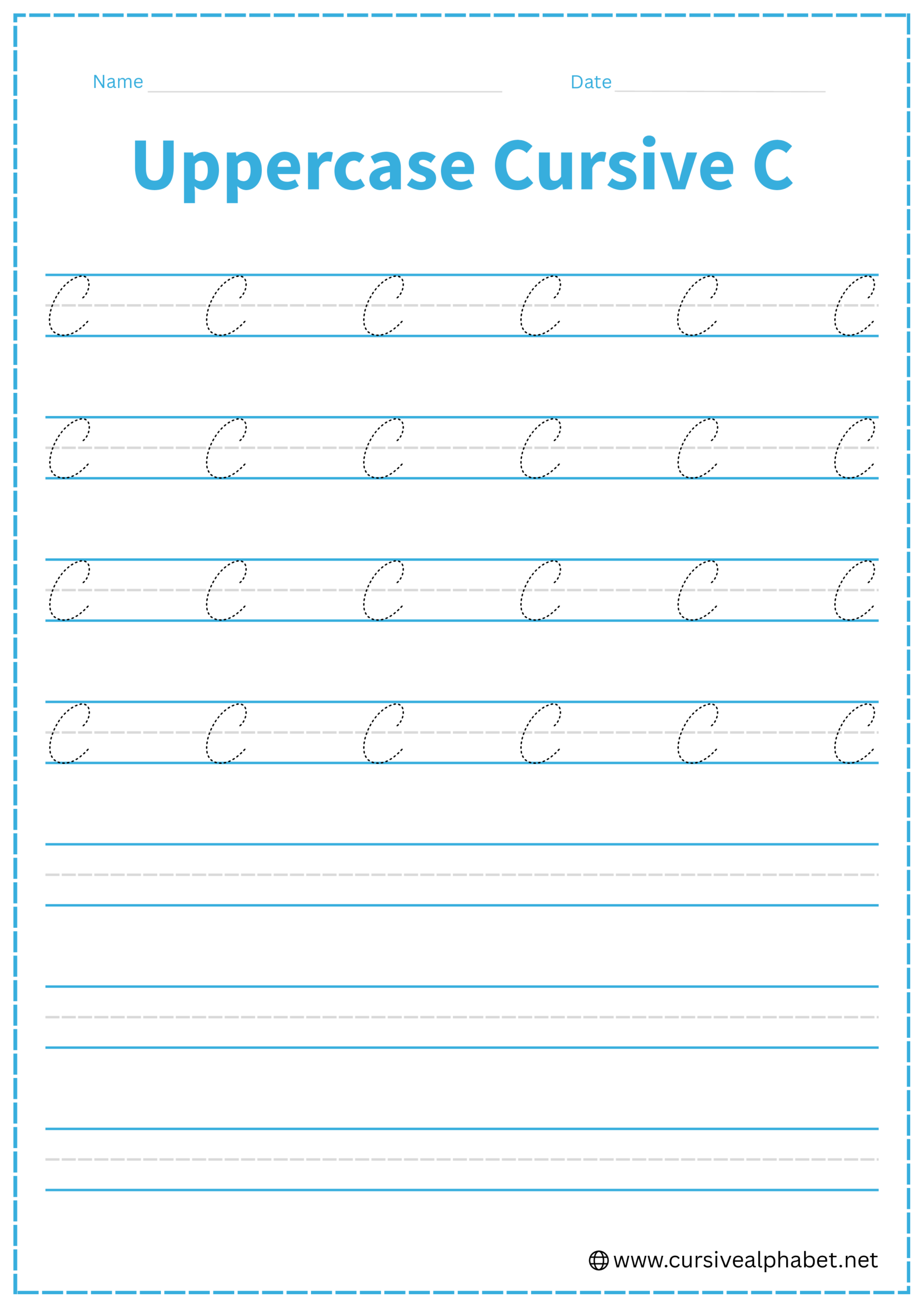 Uppercase Cursive C