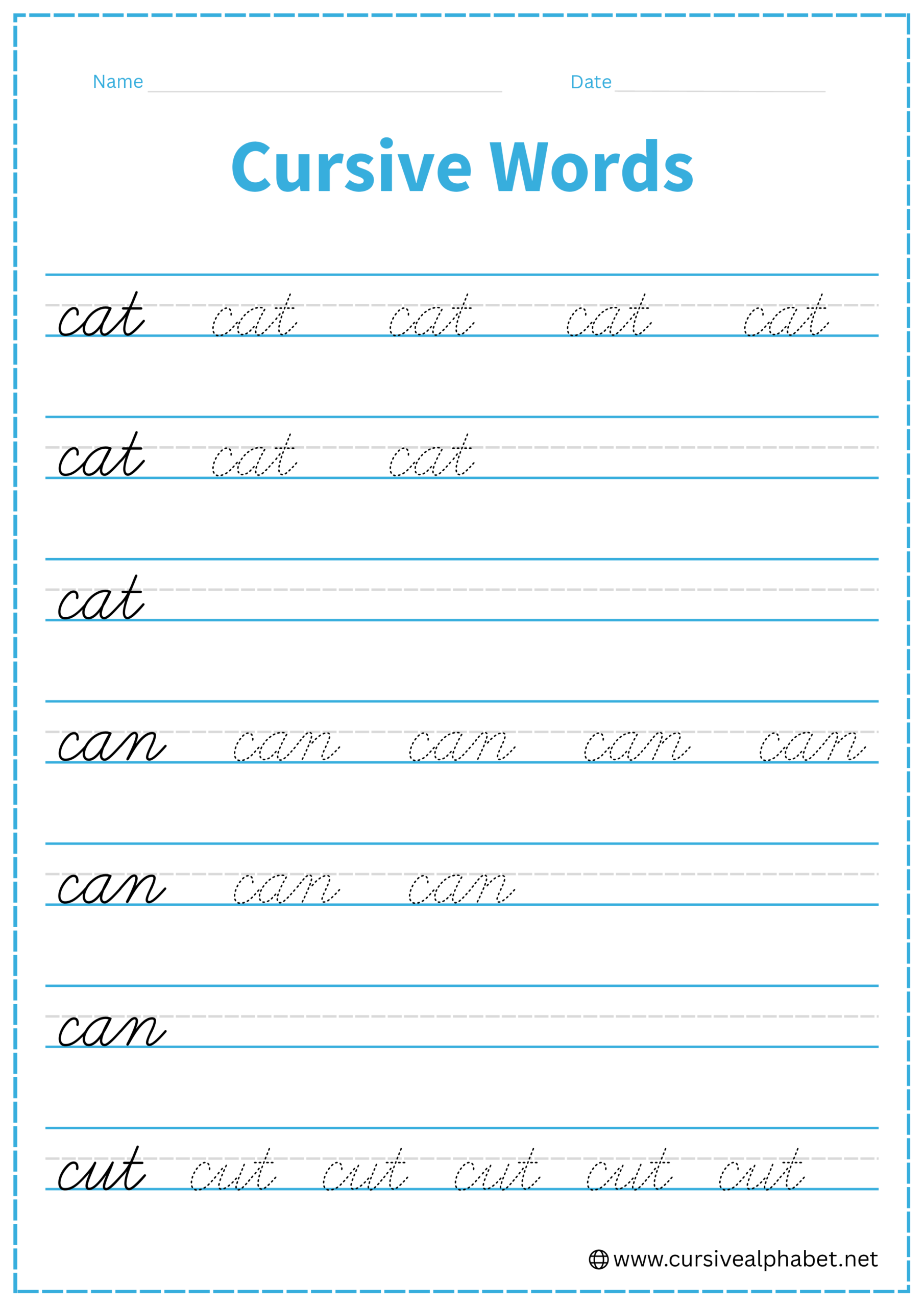 cursive word c