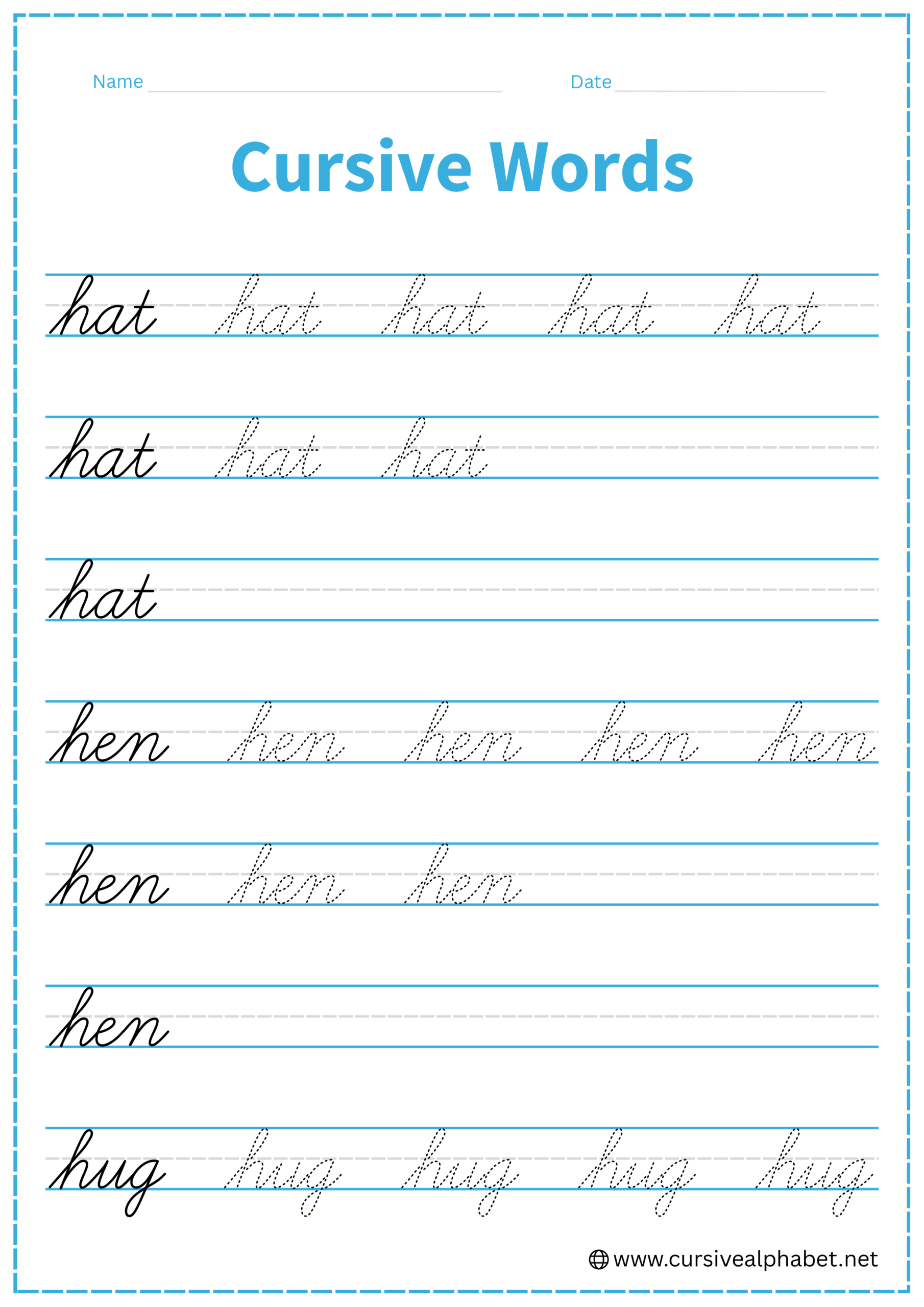 Cursive word h
