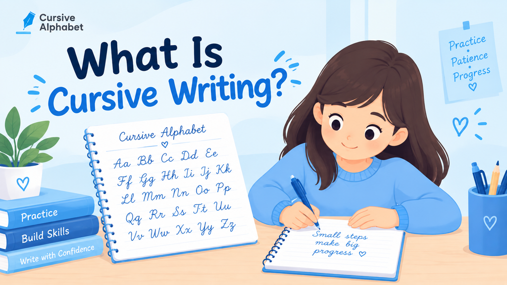 what is cursive writing